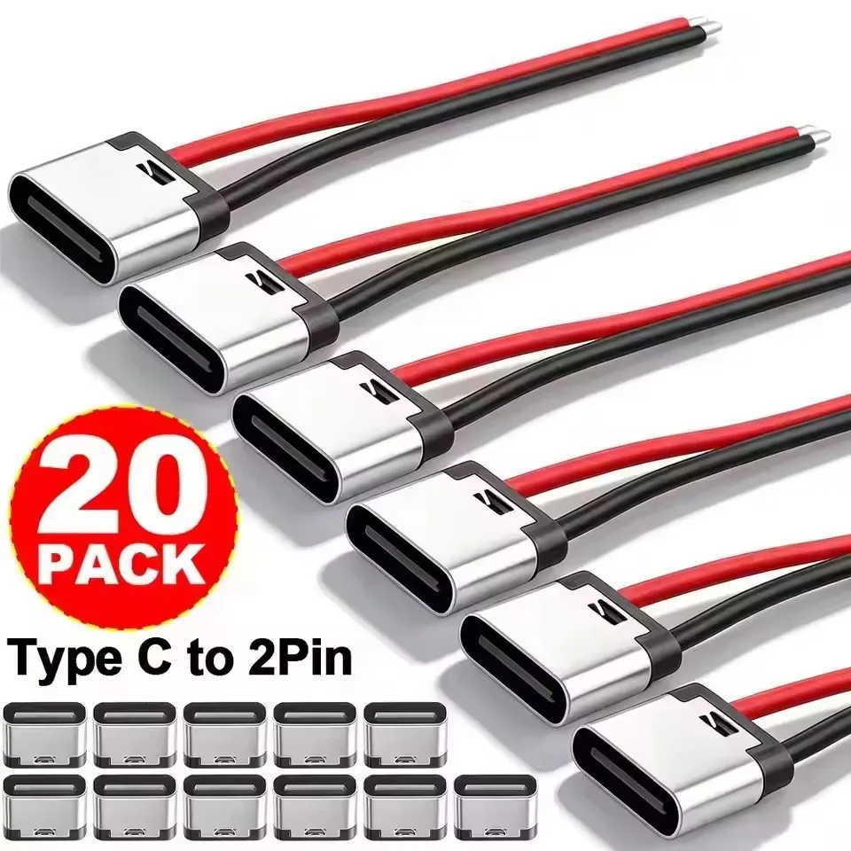 Usb Hub - 5-20 ชิ้น สายต่อ USB-C แบบบัดกรี 2