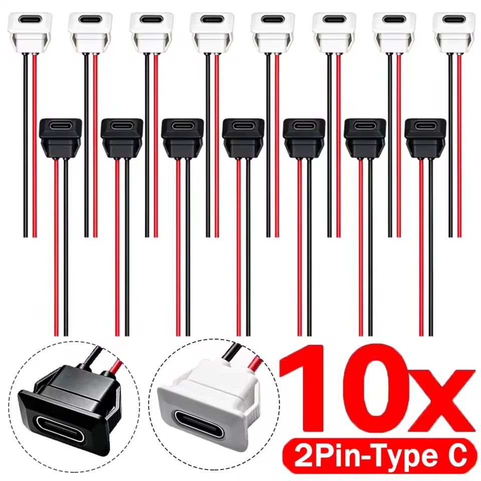 Usb C Hub - ขั้วต่อ USB-C ตัวเมีย กันน้ำ ช่องเสียบ USB-C