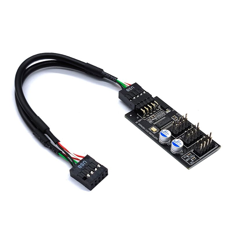 ABQX ตัวเชื่อมต่อฮับ USB 9 พิน - Usb Hub บทวิจารณ์และราคา