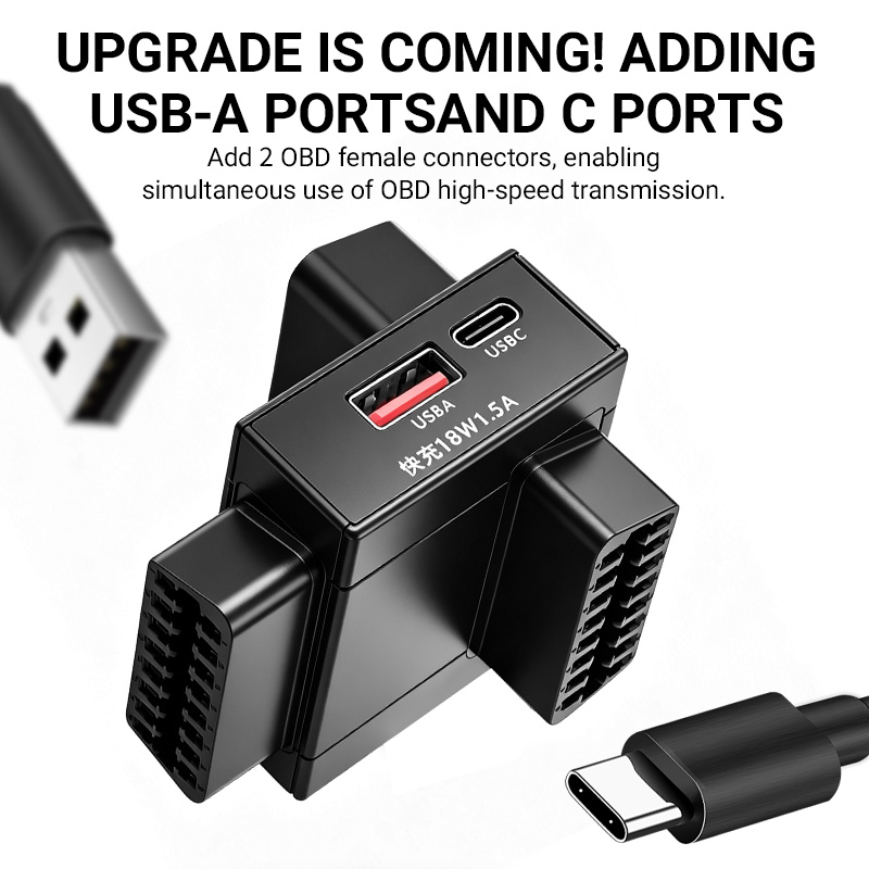 อะแดปเตอร์แยกสัญญาณ OBD2 แบบ 1 - Usb C Hub บทวิจารณ์และราคา