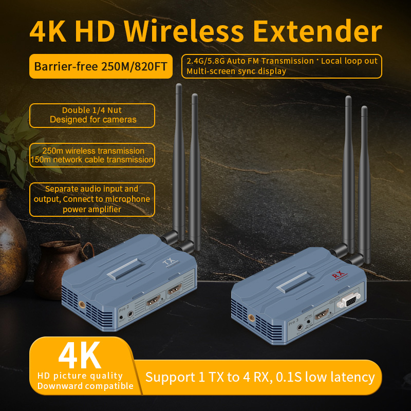 ตัวขยายสัญญาณ HDMI ไร้สาย 4K ร - Hdmi Cable บทวิจารณ์และราคา