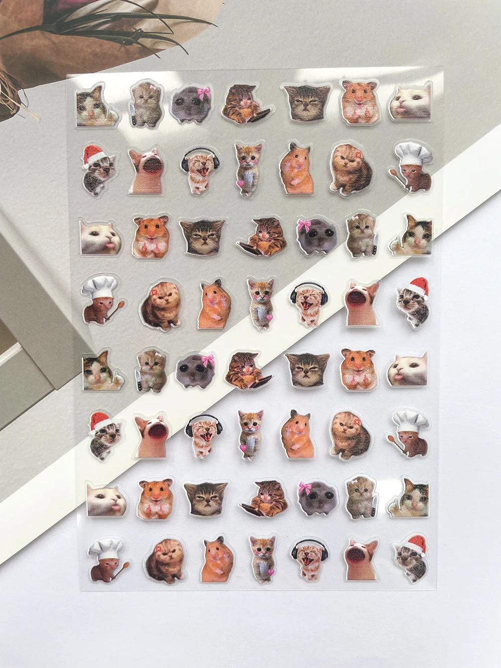 สติกเกอร์ลายแมวน่ารัก PVC ขนาด - Laptop Original Accessories บทวิจารณ์และราคา